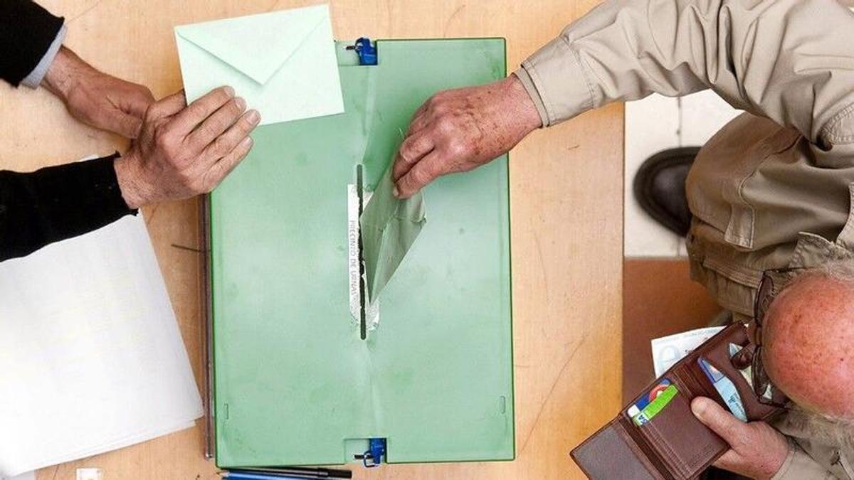Una urna electoral.