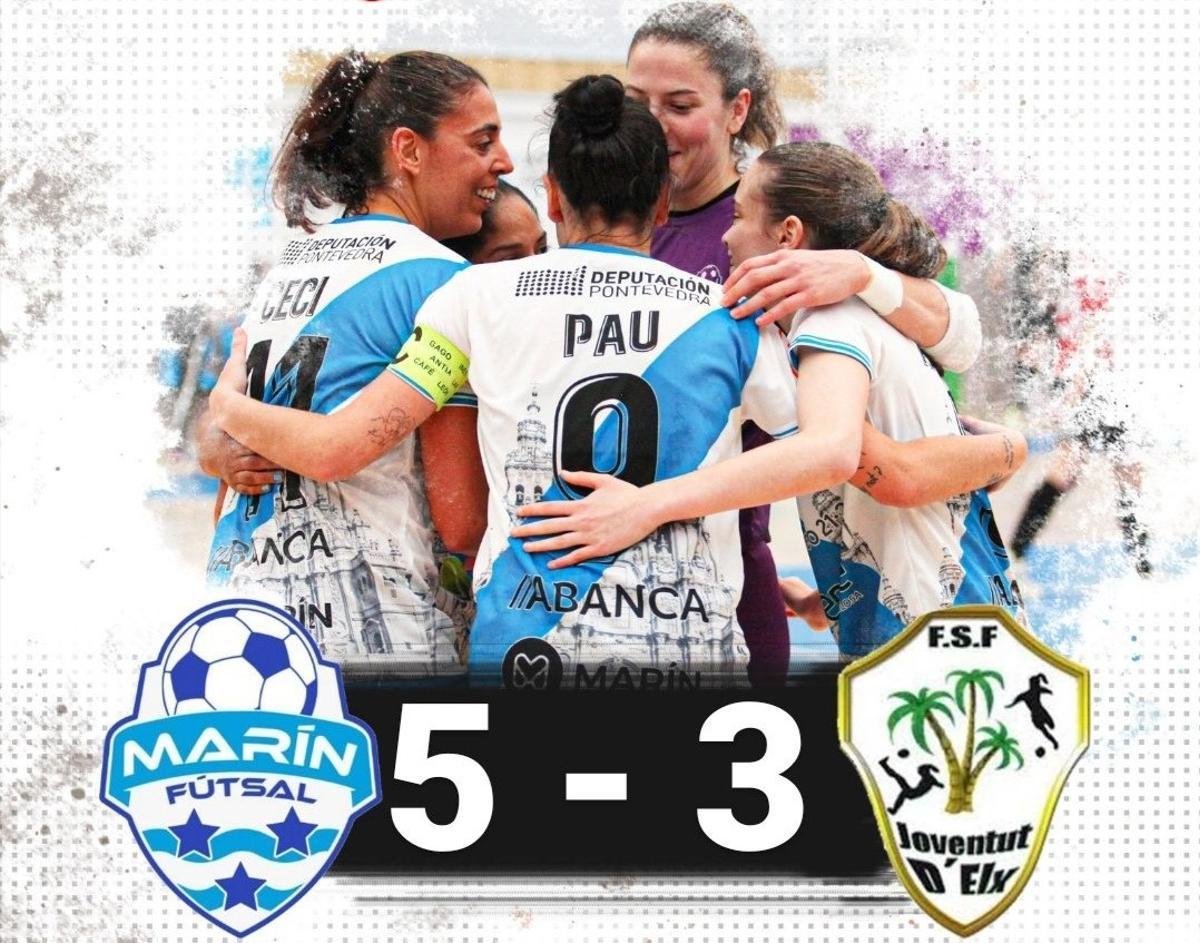 El Joventut d'Elx perdió en su visita al Marín