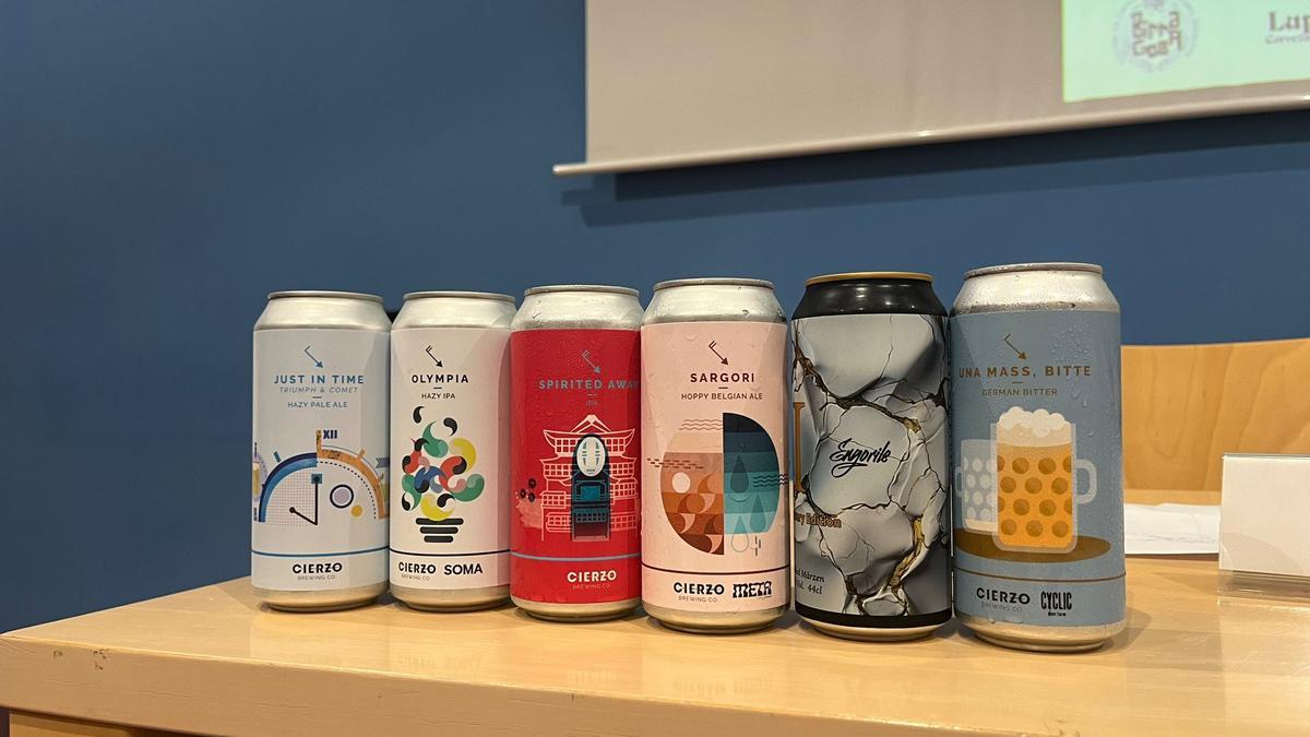 Las cervezas que se venderán.
