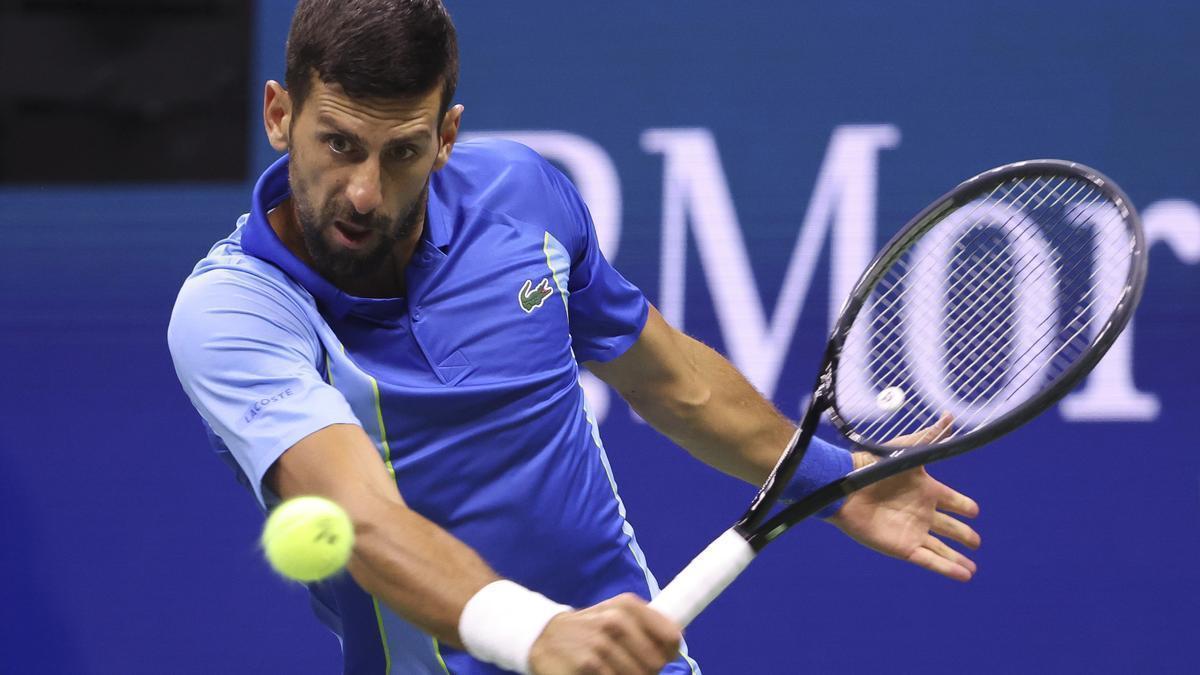 Novak Djokovic se impuso a Borna Gojo en los octavos de final del US Open