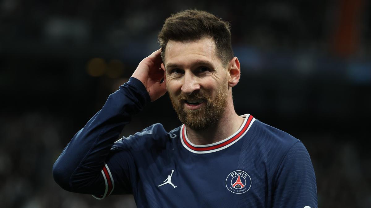 Messi, en el duelo de Champions del PSG contra el Madrid en el Bernabéu