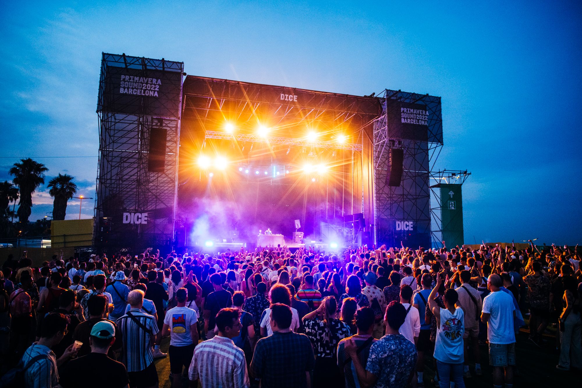 Un escenario del último Primavera Sound patrocinado por DICE