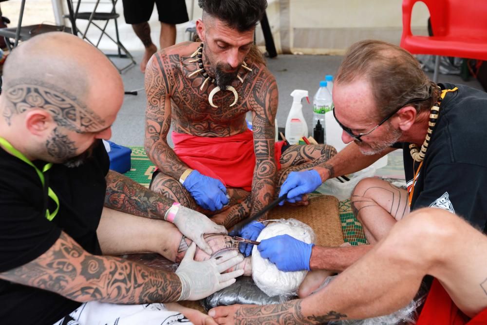 175 Tätowierer aus 26 Ländern sind vom 17. bis 23. Mai auf Mallorca zu Gast. Es ist die Gelegenheit für ein Tribal Tattoo.