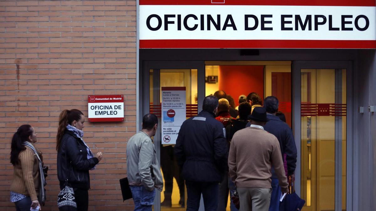Oficina del SEPE, en Madrid.