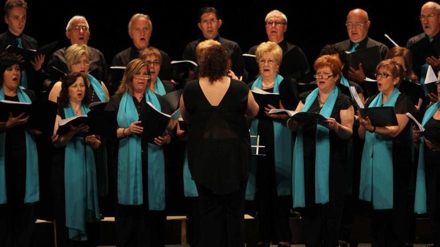 Imagen de un recital de la Coral Polifónica Alcoyana