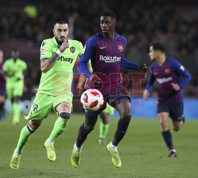 FC Barcelona, 3 - Levante UD, 0