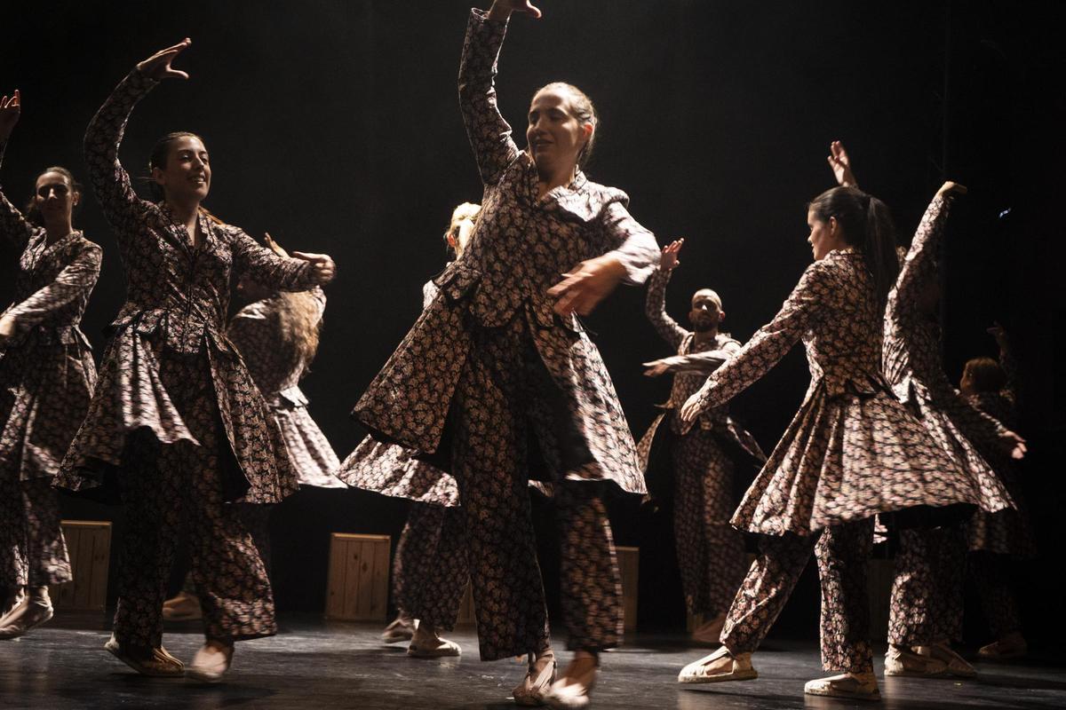 Imatge de l'espectacle de dansa "Mosaic", en la passada edició de la Fira Mediterrània de Manresa