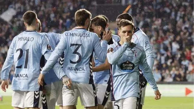 Bryan Zaragoza marcó el único tanto del Celta ante el Bolonia