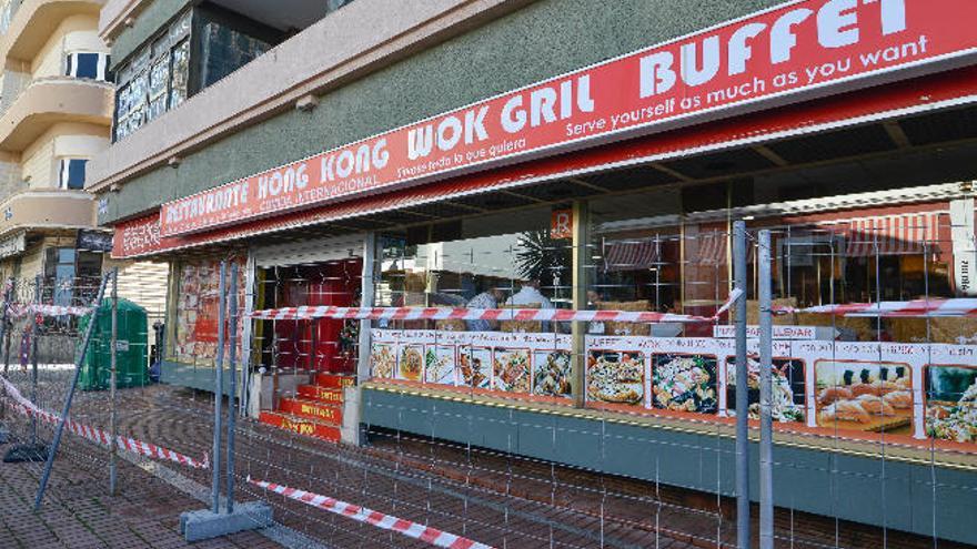 El restaurante Hong Kong de la calle Luis Morote en la capital grancanaria, donde falleció el comensal.