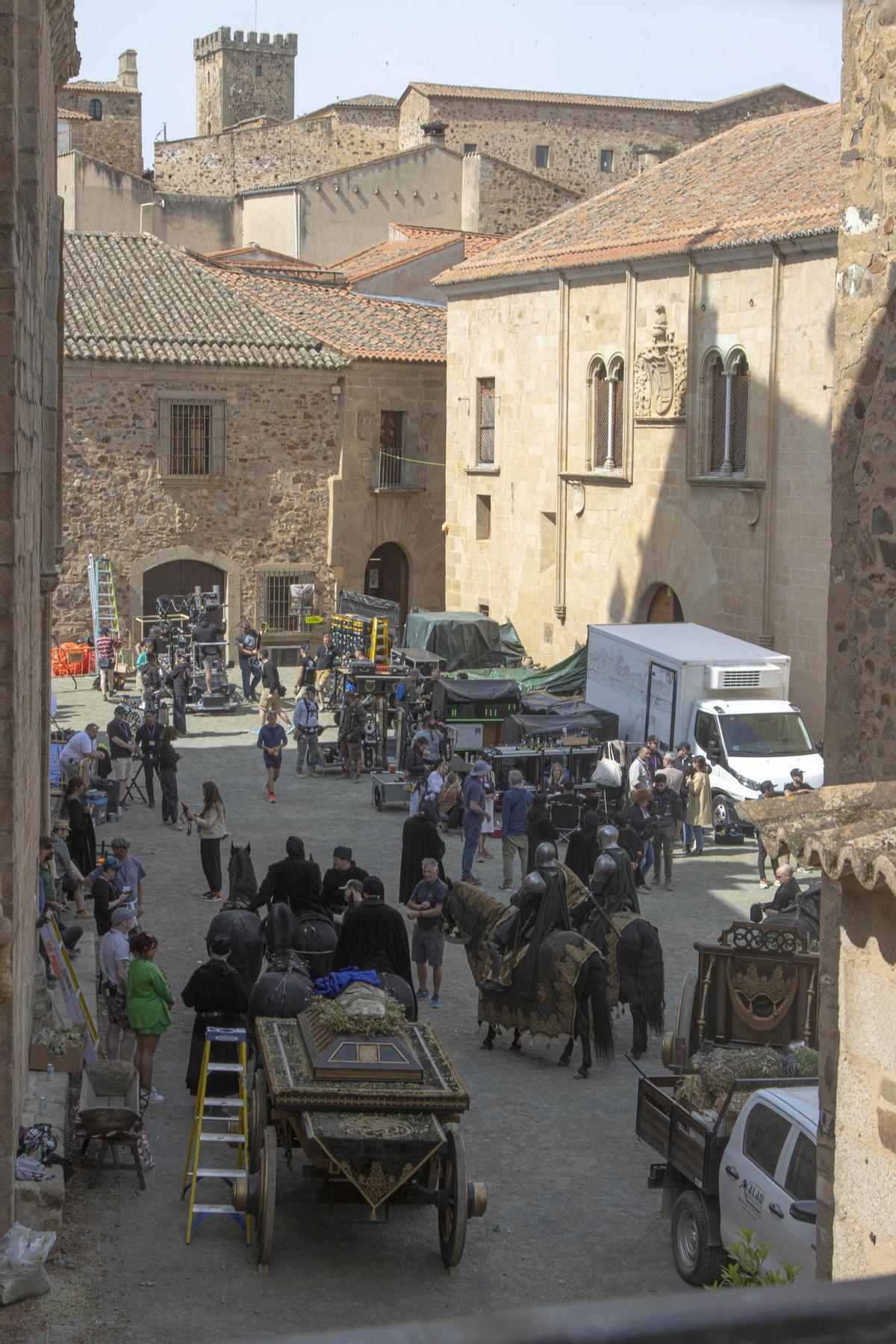 Comienza el rodaje de 'La casa del dragón' en Cáceres Comienza el rodaje de 'La casa del dragón' en Cáceres