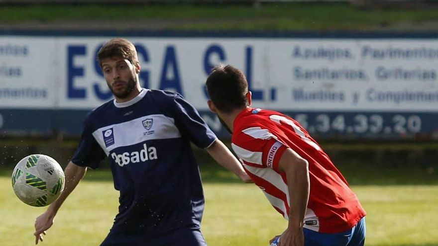 Dani Pevida, el autor del gol del Marino ante el Condal.