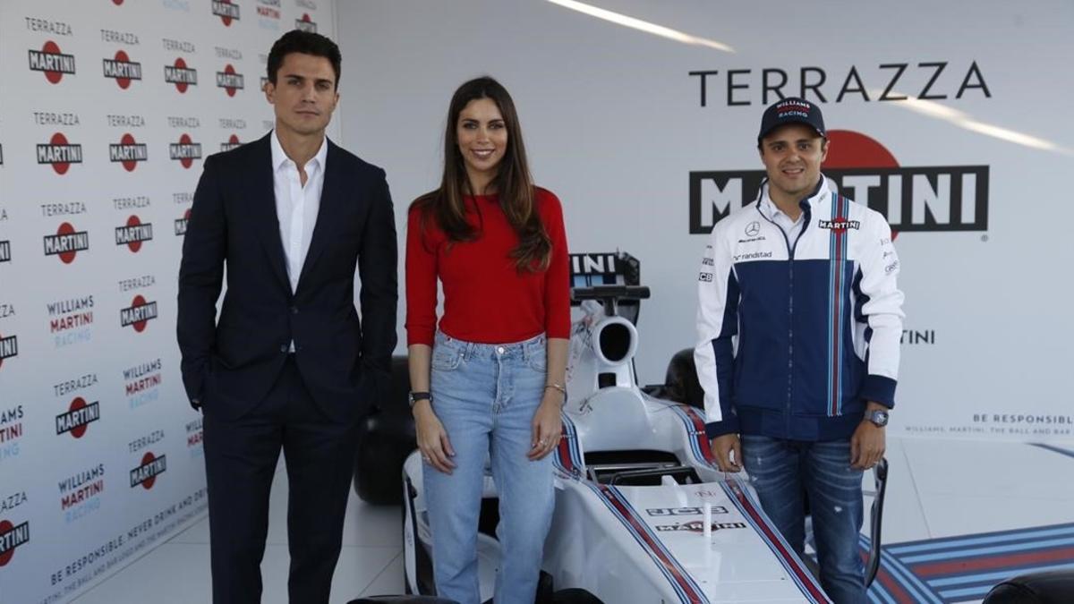 Felipe Massa y Álex González abren la Terrazza Martini