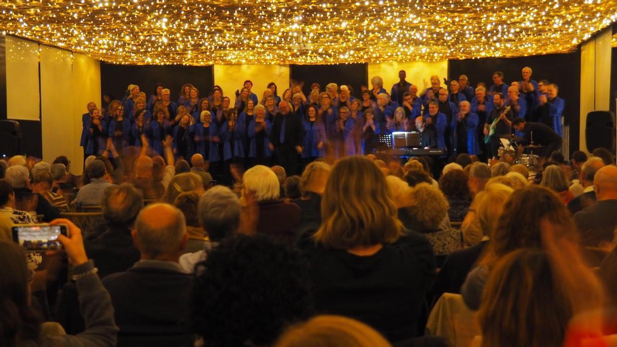 L'actuació del Cor Gospel Girona, en l'edició de l'any passat.
