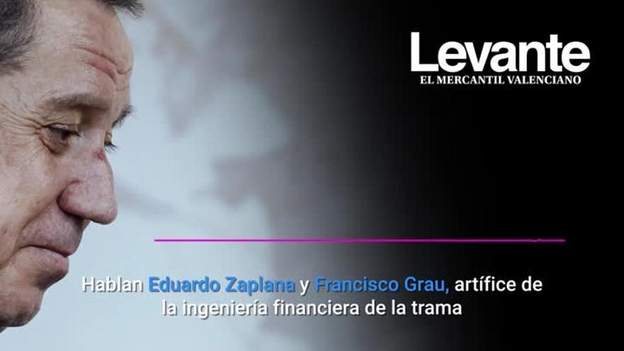 Audio de Eduardo Zaplana y Francisco Grau, artífice de la ingenieria financiera de la trama