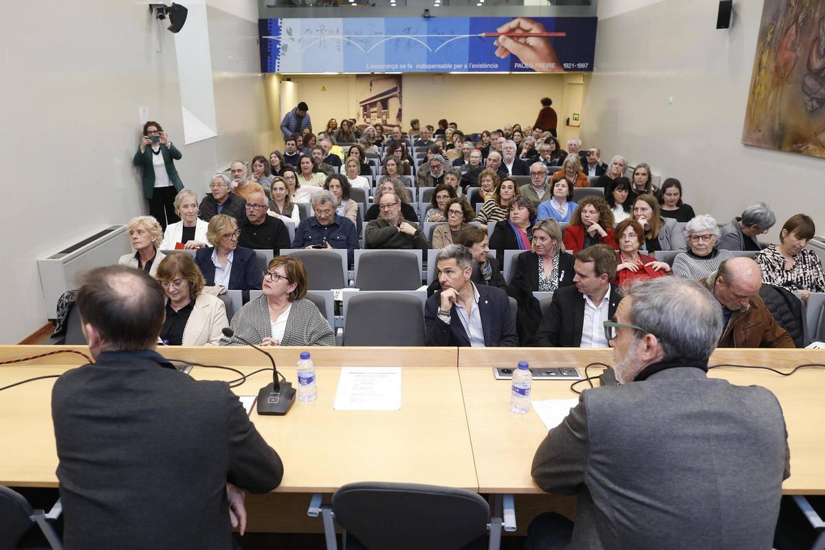 Les fotos de la presentació de la càtedra de Salut i Envelliment de la UdG