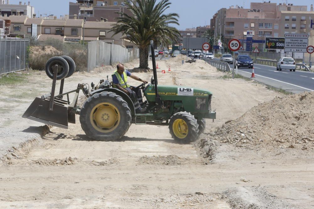 Las obras del carril bici al Parque Empresarial, e