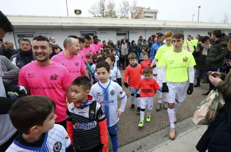 Partido solidario en el campo César Láinez