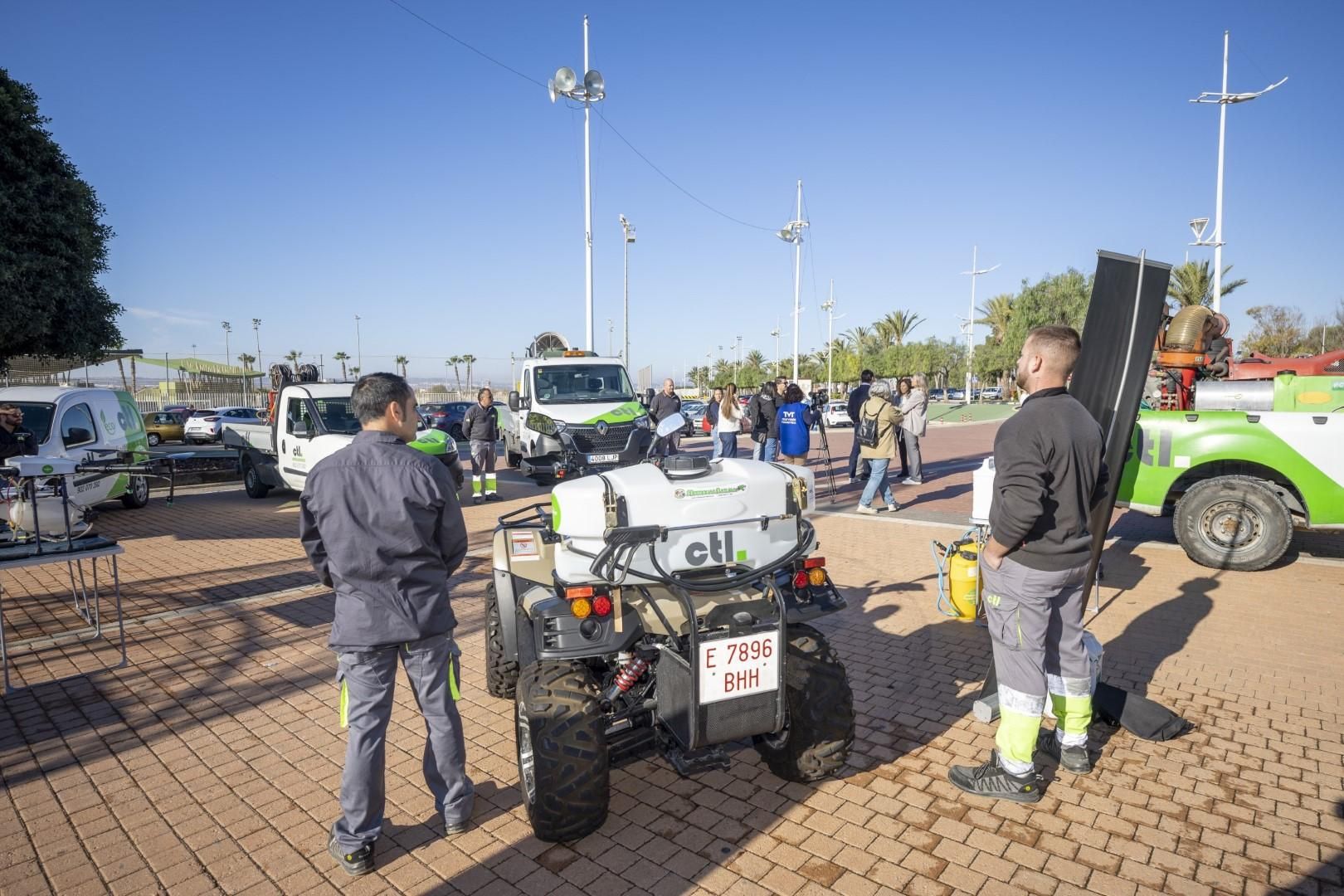 Medios materiales con los que va a trabajar la empresa que combate las plagas en Torrevieja