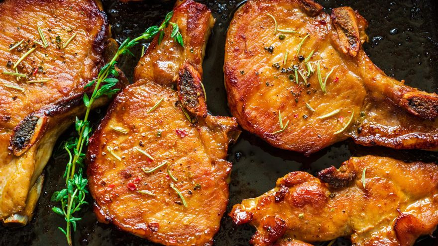 Chuletas a la cazadora Chuletas a la cazadora