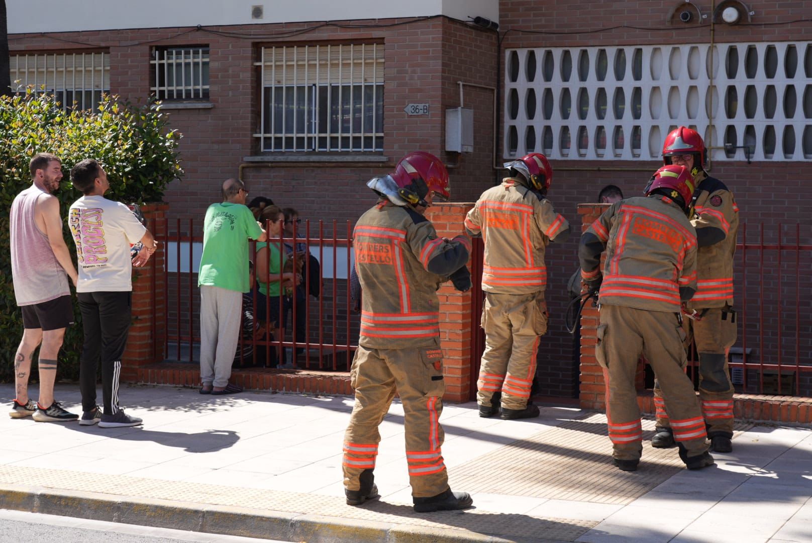 Incendio en la calle Rafalafena de Castelló