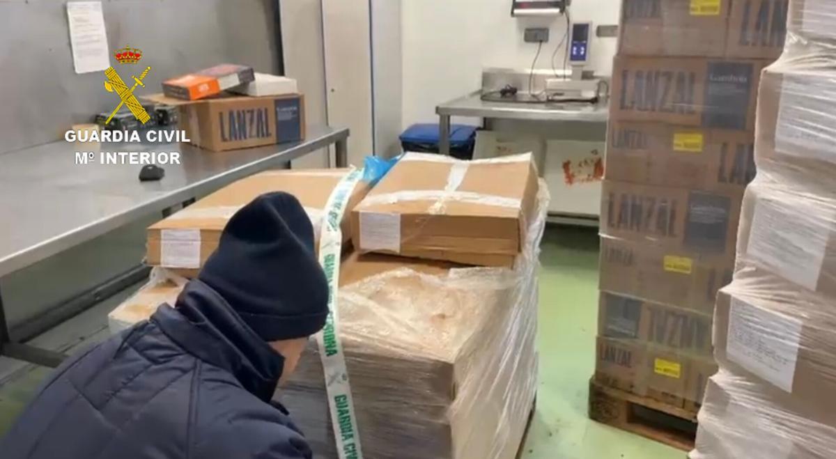 Pescado incautado en Marín