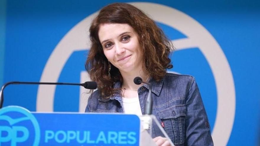 Isabel Díaz Ayuso, candidata del PP de Madrid.