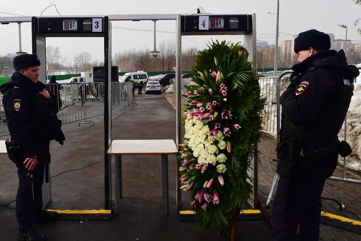 Funeral y ceremonia de despedida del político opositor ruso Alexei Navalny en Moscú