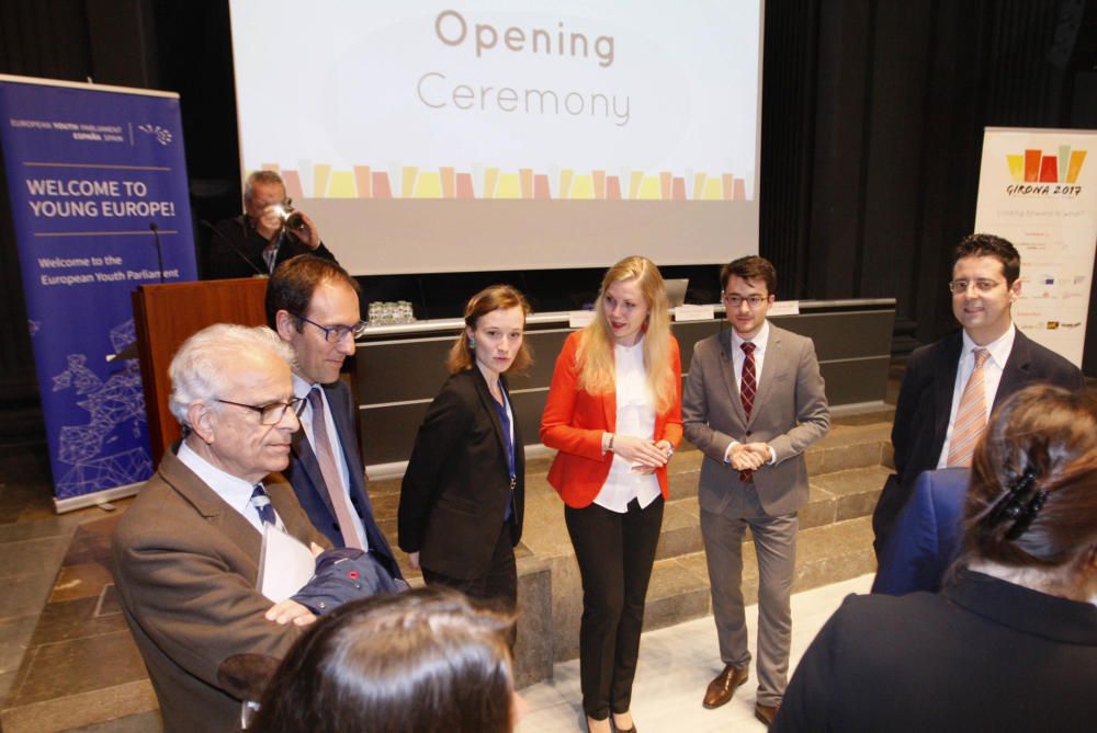 Inauguració del Parlament Europeu dels Joves