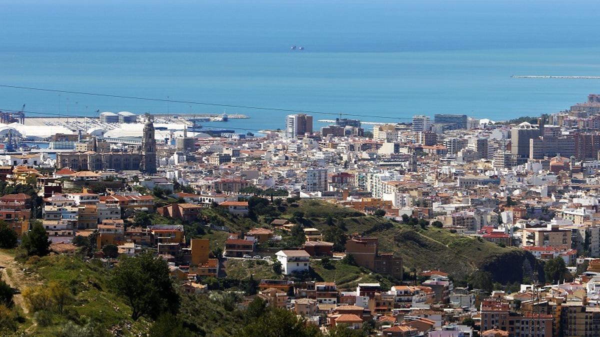 Una vista de Málaga.