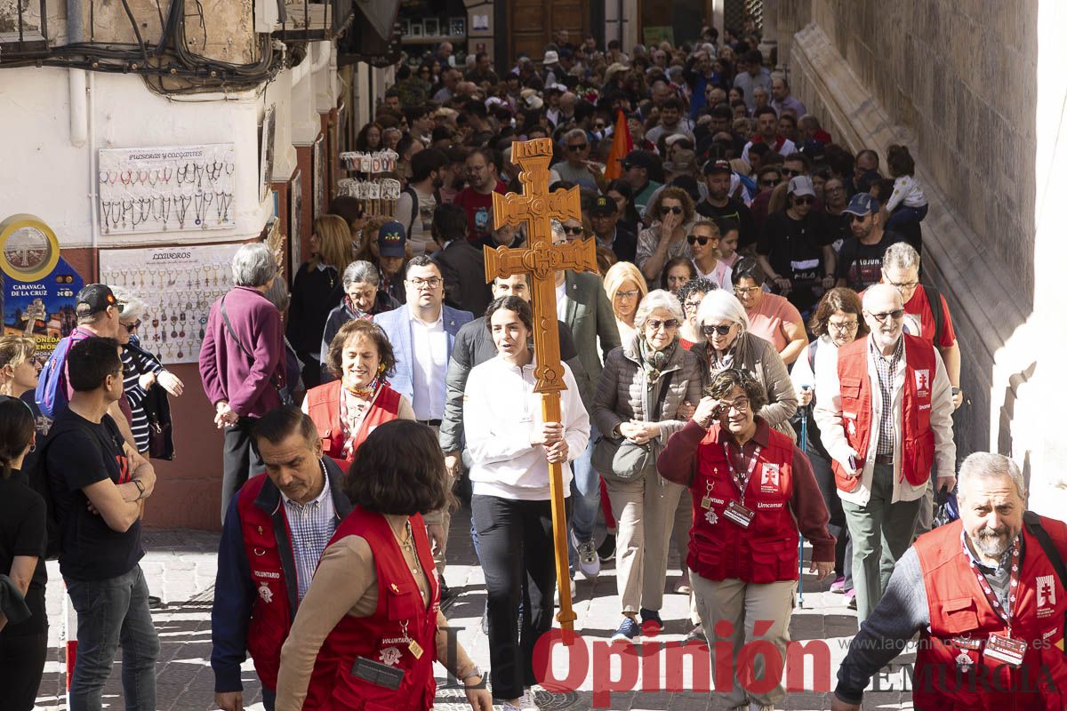 La vicaría de Cartagena, la UCAM, junto a asociaciones y peregrinos de toda España se ponen a los pies de la Vera Cruz