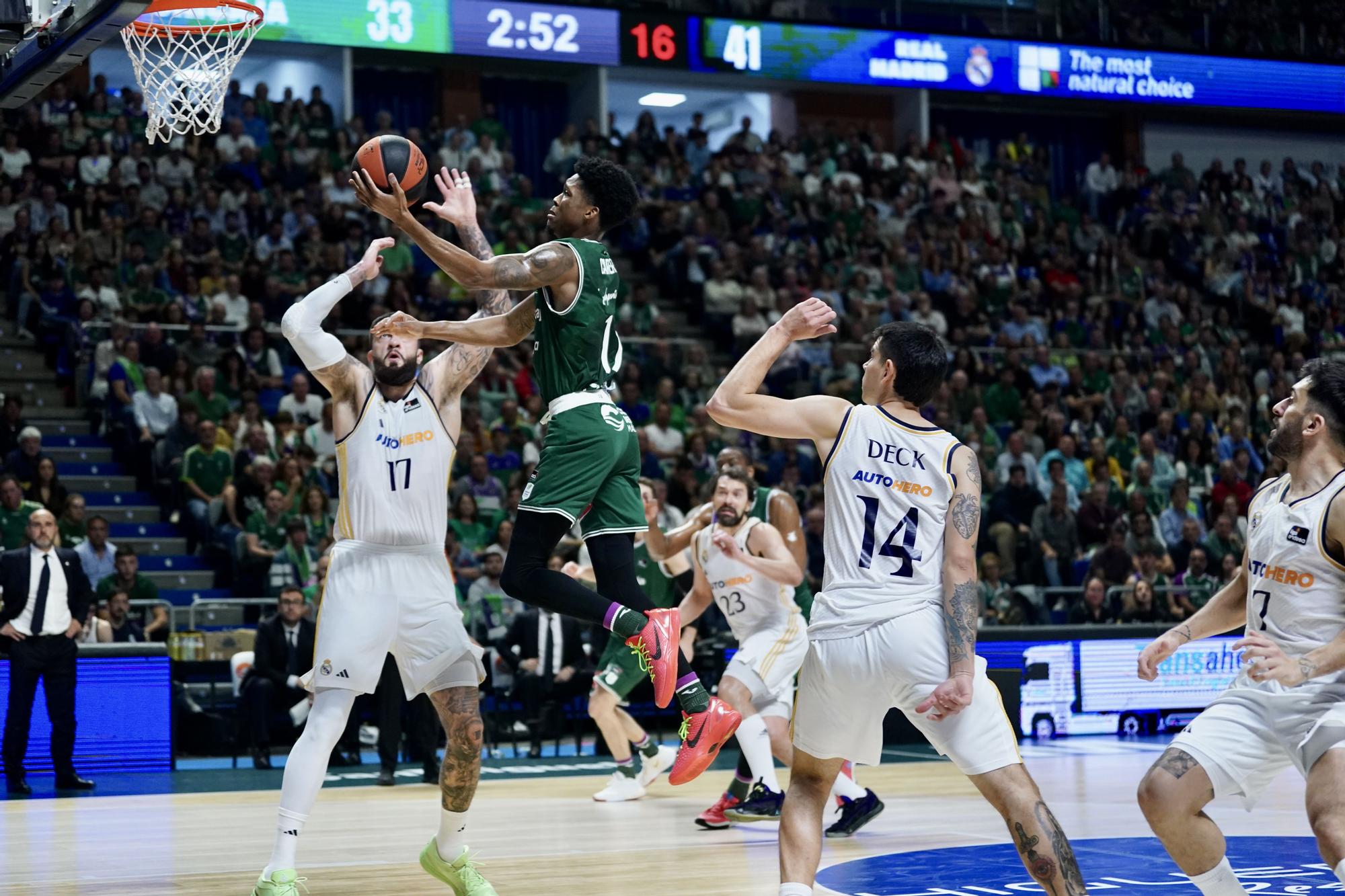 Una imagen del Unicaja - Real Madrid en el Carpena de la jornada 25 de la Liga Endesa.