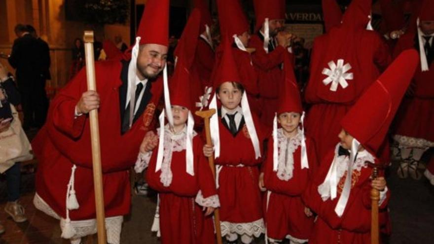 Los corintos procesionan por Murcia en Sabado de Pasion