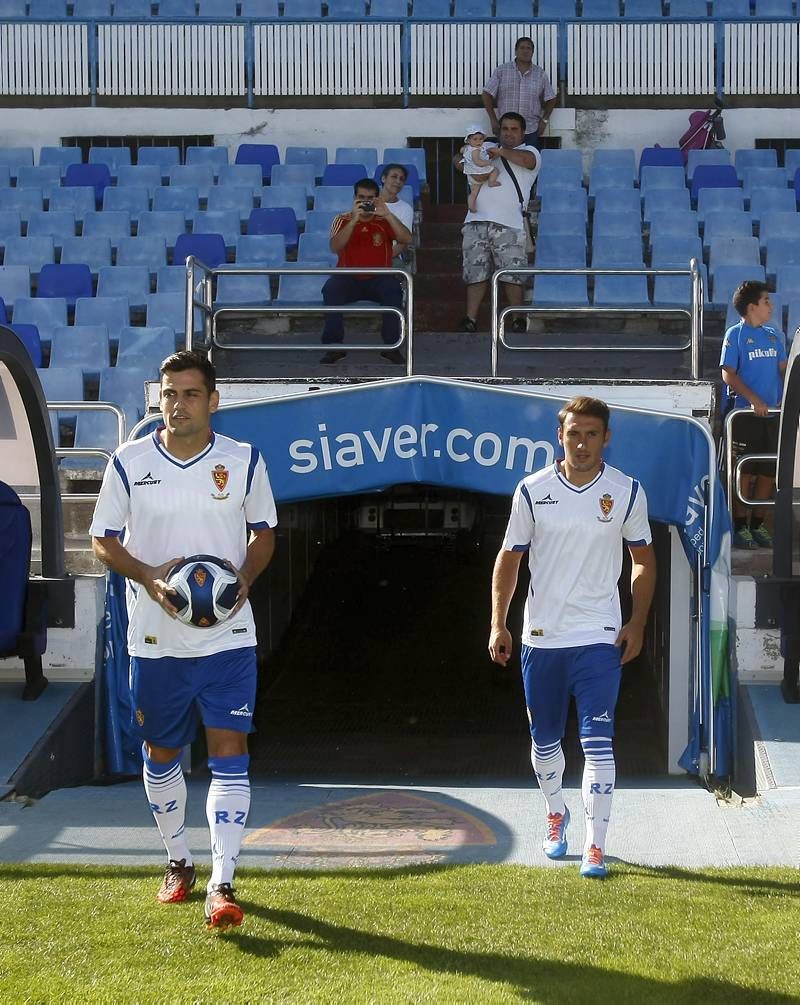 Presentación de Eldin y Dorca como nuevos jugadores del Real Zaragoza
