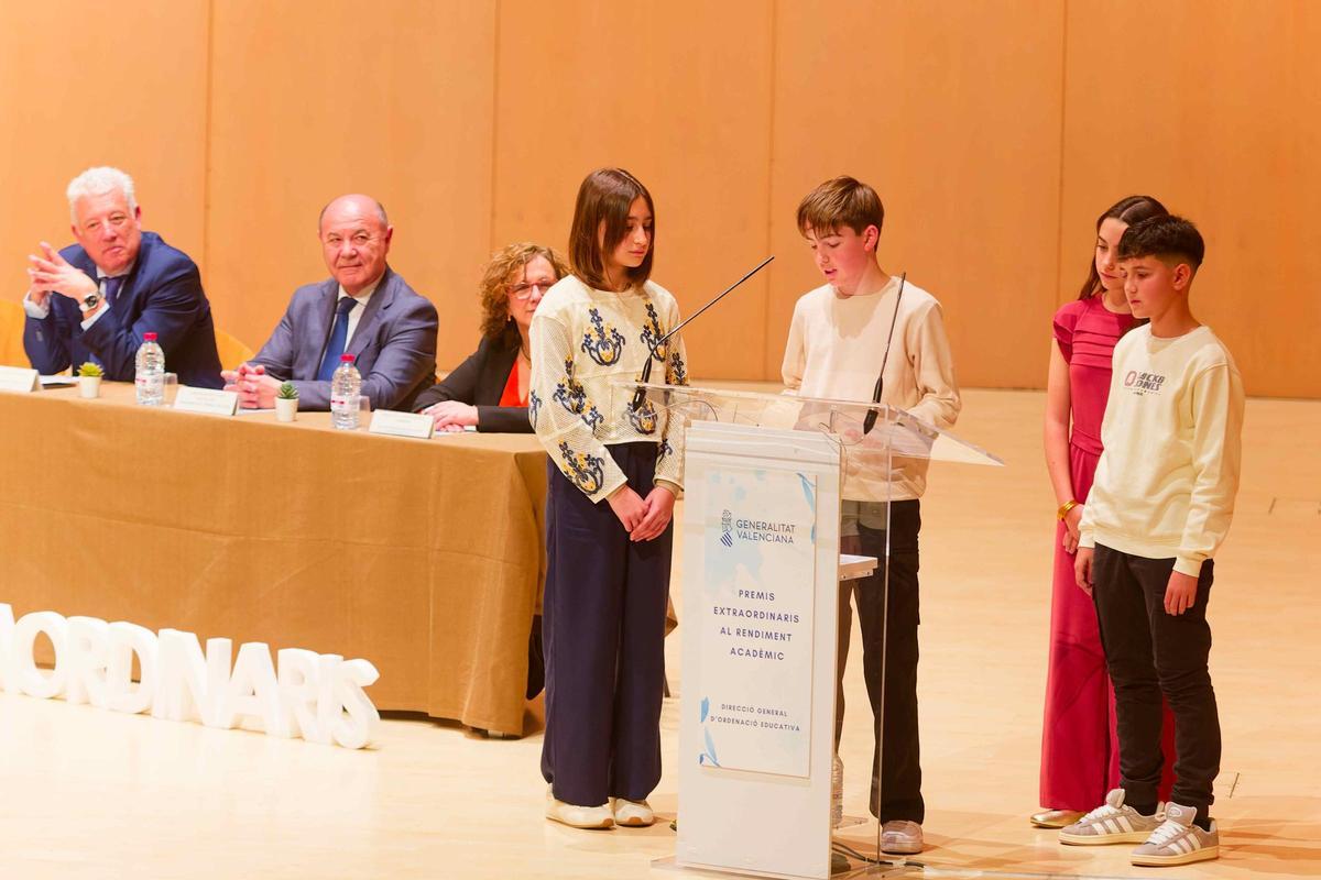 Acto de entrega de los premios extraordinarios al rendimiento académico en Castellón
