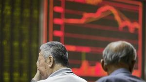 Les borses asiàtiques cauen.