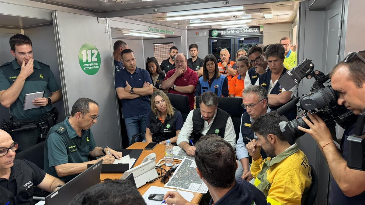 Segunda reunión de Cecopi del jueves.