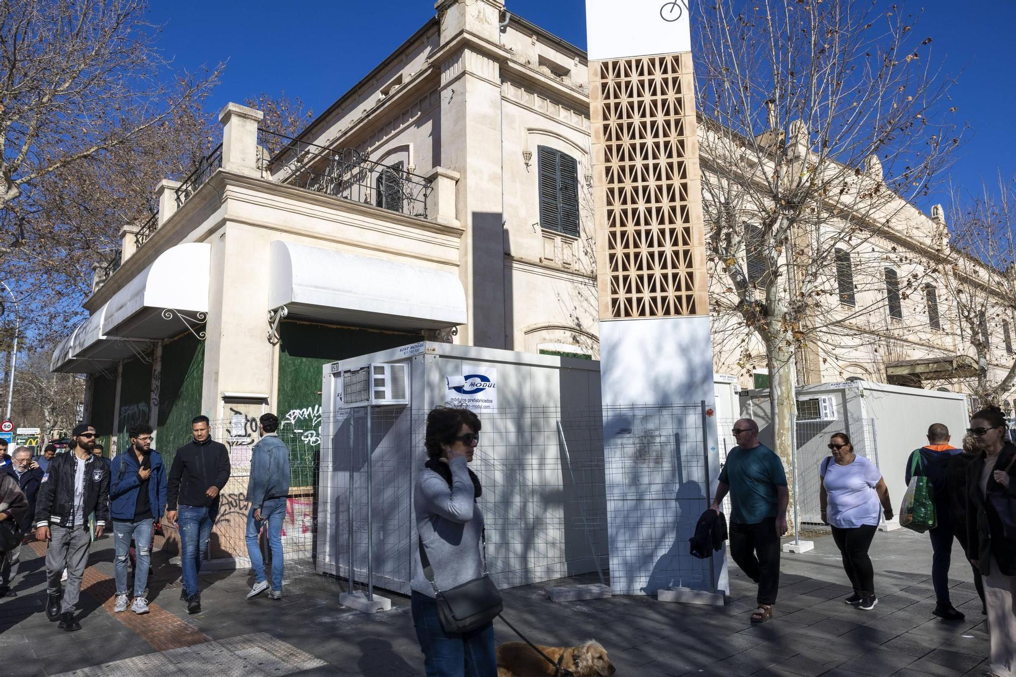 Hostal Terminus de Palma | Fotos: Empiezan las obras de reforma del emblemático edificio