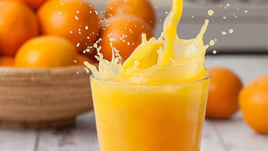Un zumo de naranja