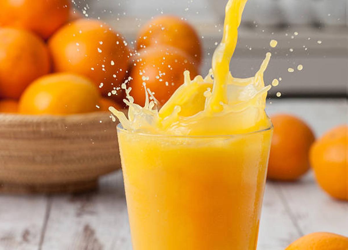 Un zumo de naranja