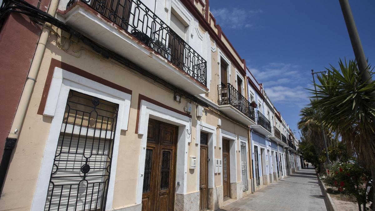 Habitatges baixos típics del Cabanyal