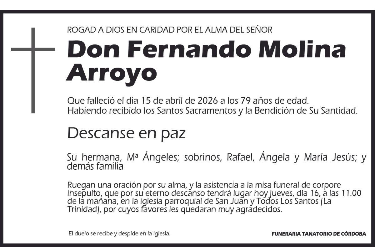 Fernando Molina Arroyo