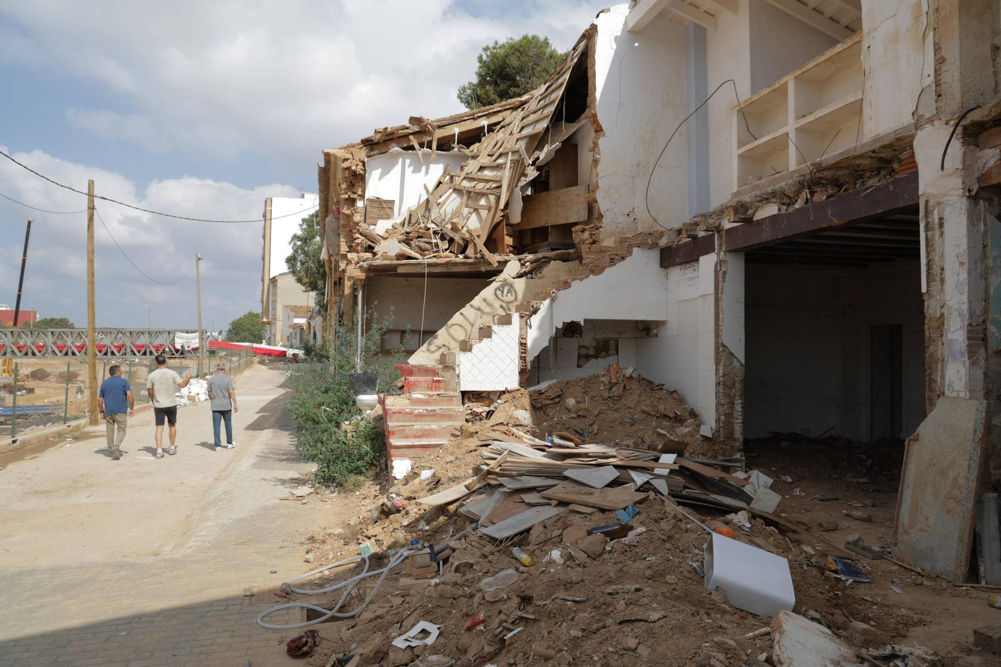 La calle Almassereta de Picanya nueve meses después