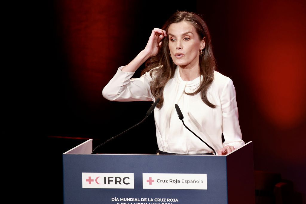 Las imágenes de la reina Letizia en el acto en Murcia por el Día Mundial de la Cruz Roja