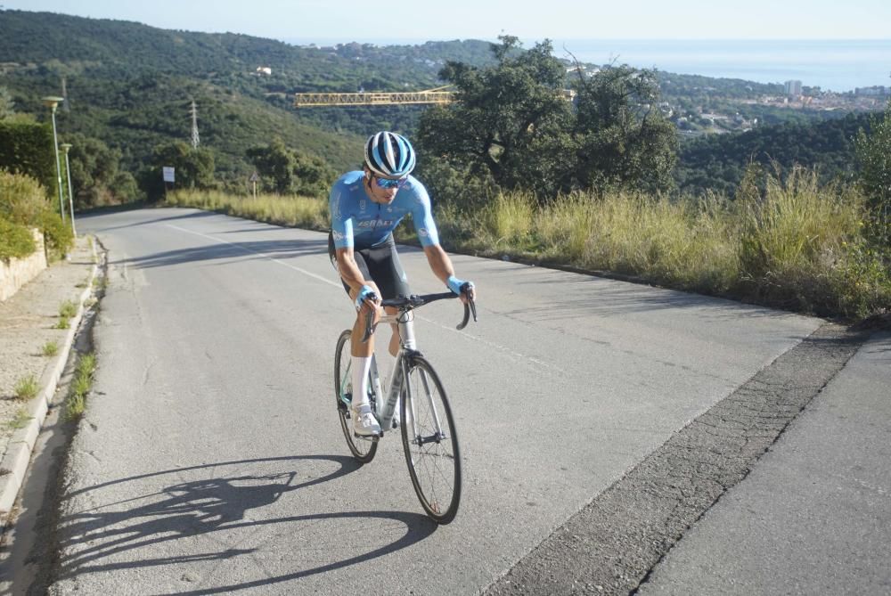 Freddy Ovett, en acció a Platja d''Aro.