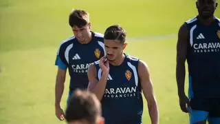 Raúl Pereira responde a las palabras de su excompañero Iza: "Todo el mundo sabe dónde viene y la presión que hay en el Real Zaragoza"