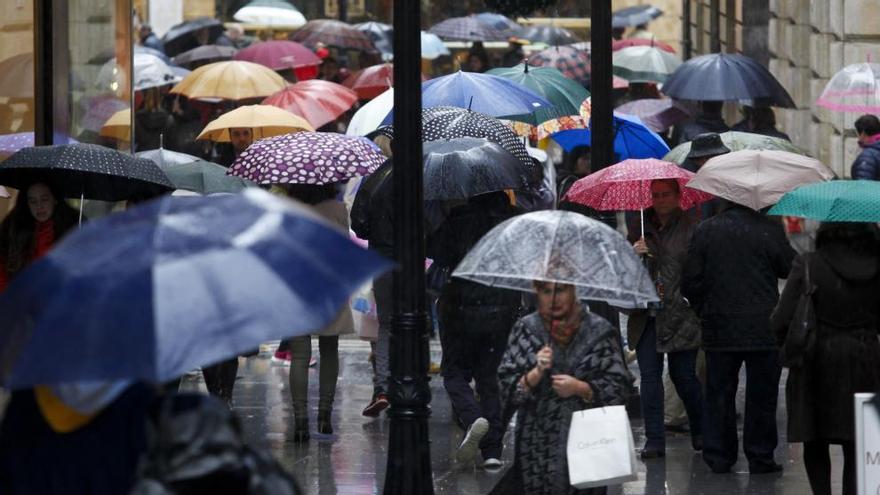 La lluvia deja en Asturias hasta 48,9 litros por metro cuadrado