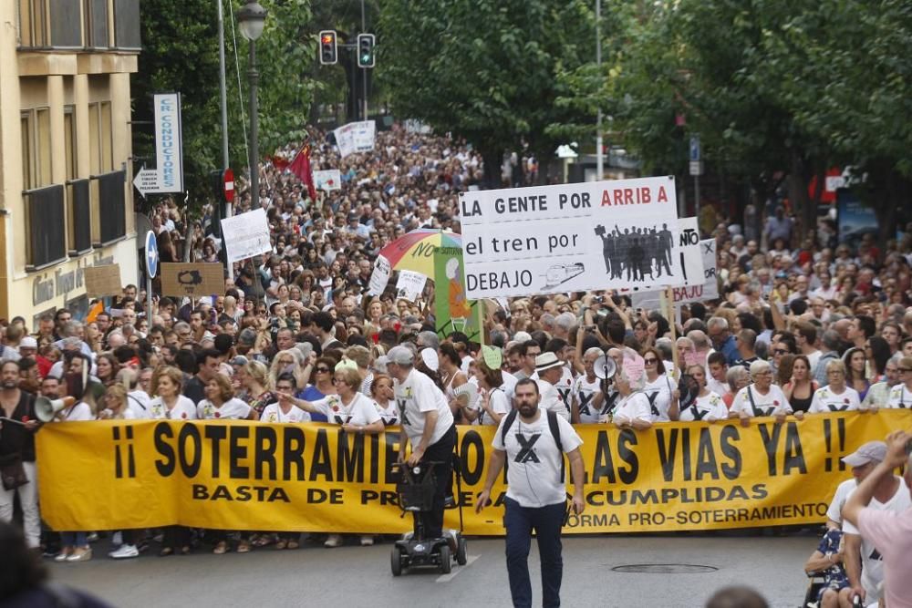 La gran manifestación por el soterramiento. 30 de septiembre