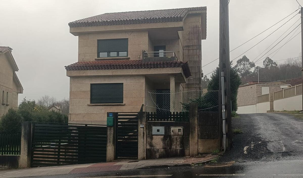 El chalet que tenían alquilado en Vilar de Calo los detenidos en la presunta trama tributaria