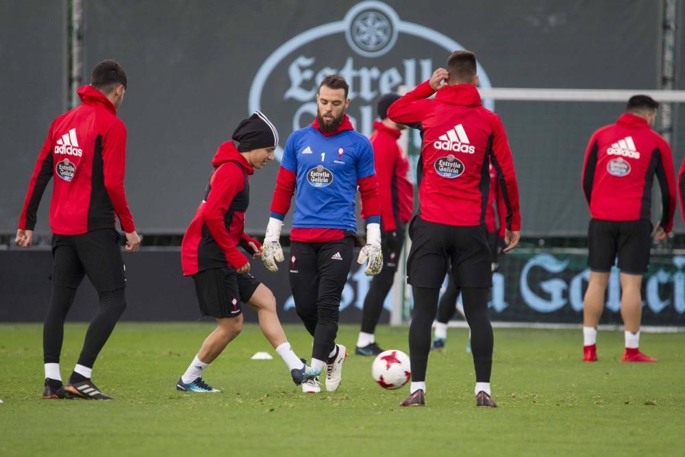 El Celta reanuda los entrenamientos para preparar el encuentro contra el Barcelona en Copa