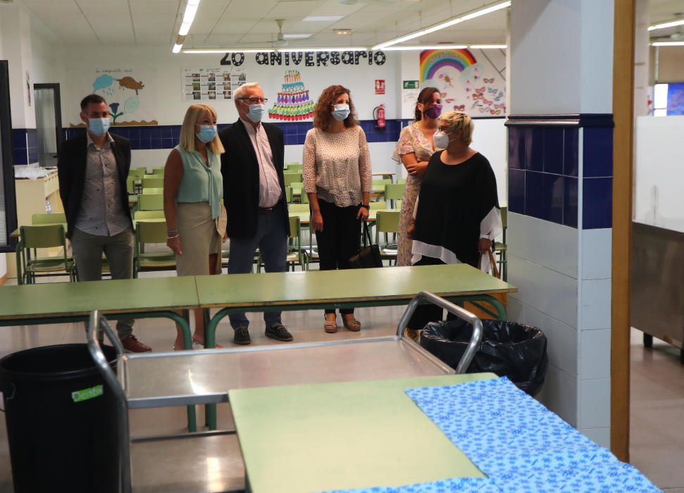 Tornada a classe a l'escola Benimaclet de València